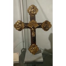 Sienese goldsmith, altar cross, crucifix, four-way medal